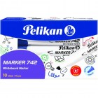 Whiteboard Marker 742 blue, 10 pieces in folding box-818018EU_MARKER 742 BLUE-original